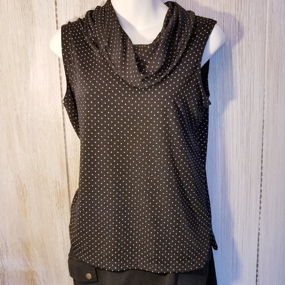 EUC polka dot top M